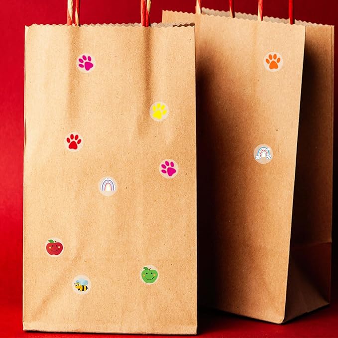 0.5 Inch Apple Stickers,Self Adhesive for Scrapbooking/Kid DIY Arts Crafts/Reward Stickers Teachers Sticker (Multicolored)
