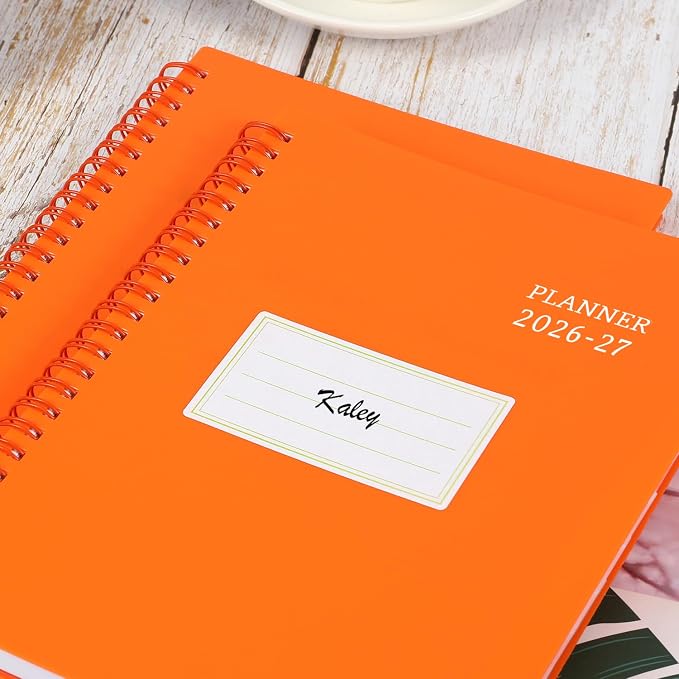 Planner 2026-2027 - Weekly & Monthly Planner, Jul 2026-Jun 2027, Academic Planner 26-27, 6.4"×8.5", Tabs, Thick Paper, Twin-Wire Binding, Back Pocket, Inspirational Quotes for Office Home School