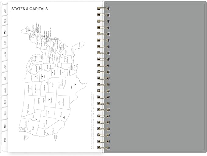 Blue Sky 2027 Weekly and Monthly Planner Calendar, January 2027 - December 2027, 5" x 8", Flexible Frosted Cover, Laminated Tabs, Durable Twin Wire Binding, Sophie