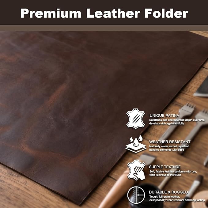 AZXCG Genuine Leather Portfolio Binder for Men& Women,Padfolio Organizer with Zipper,Padfolio Folder for iPad Pro 12.9/ Letter Size Notepad,Business Executive Gift for Men,Gift for Valentine's Day