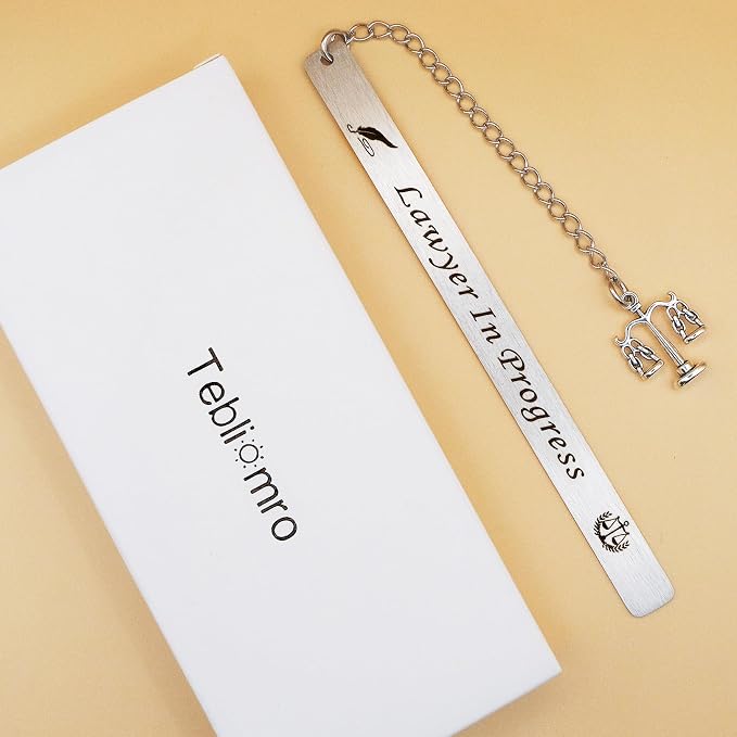 Law School Supplies Lawyer Gifts for Women Men Attorney Bookmark for Future Lawyer to Be Graduation Back to School Lawyers Students Judges Friends Birthday Christmas Valentine's Day Fathers Day Gift