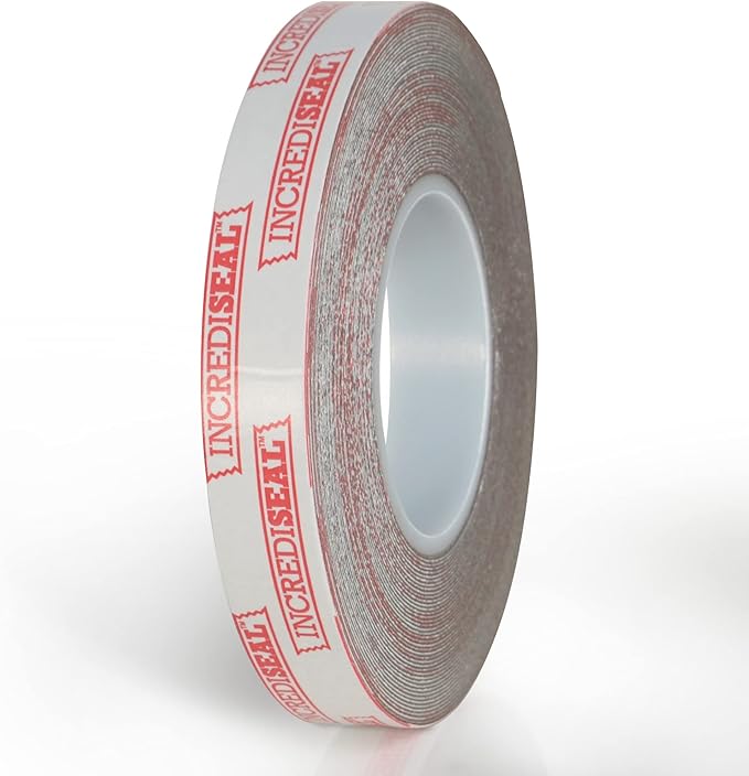 IncrediSeal 1/2" Heavy Duty Double Sided Permanent Bond Mounting Tape, Strong Adhesive for Indoor/Outdoor Use, Gray, 18 yd