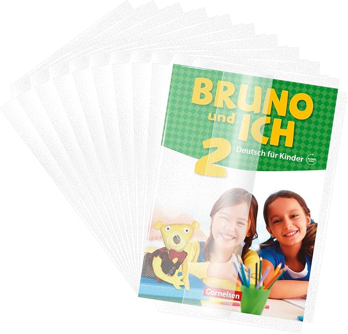 ONTYZZ 10pcs Self Adhesive Bookcover Sticky Book Protector Film Easy Peel for Books Documents Textbook Paperbacks 47CM*34CM