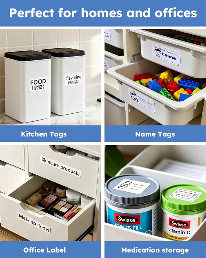 Thermal Labels for N20 Label Maker,1.97"x1.18"(50x30mm), 230 Labels/Roll, for Barcode, Address, Mailing, Logo, Business, Name Tag, 3 Rolls