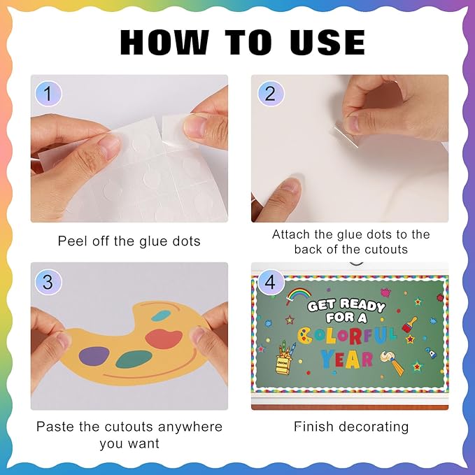 Classroom Bulletin Board Decoration Set Welcome Back to School Bulletin Board Decor Cutouts Colorful Classroom Wall Door Decorations for Kindergarten Preschool Elementary Middle School