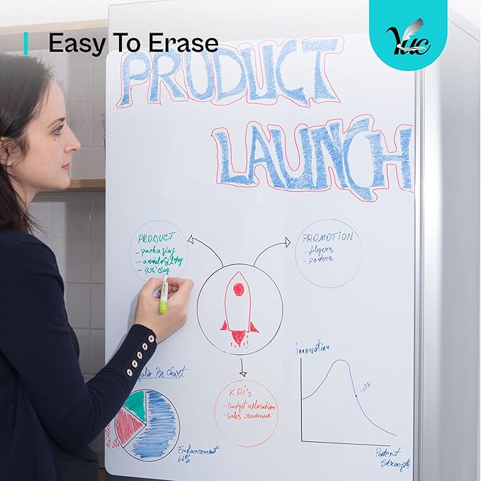 29x21 inch - Large Magnetic whiteboard for the Fridge - Magnetic Dry Erase Board - Fridge whiteboard - Refrigerator whiteboard - White Board for Fridge - Dry Erase Board Magnetic - Magnetic Board