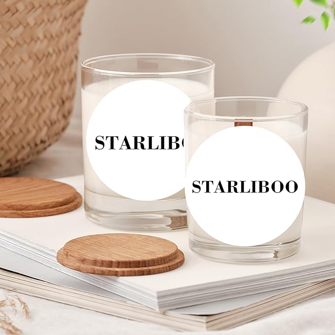 3 Inch Circle Thermal Sticker Labels, Self-Adhesive Round Direct Thermal Labels for Business, 200 Sheets/1 Roll