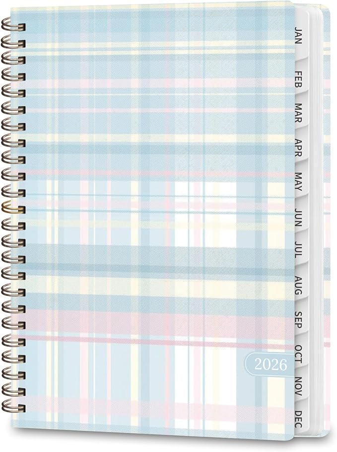 2026 Planner, Weekly and Monthly Calendar Planner Book, Jan 2026 - Dec 2026, Planning Agenda for Desk Accessories and School Supplies - A5 (6.3'' x 8.5'')