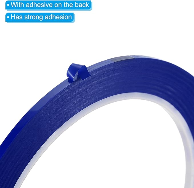 PATIKIL 1/8" Whiteboard Tape, 6 Pack Thin Dry Erase Tape for Graphic Chart Marking DIY Art, Blue