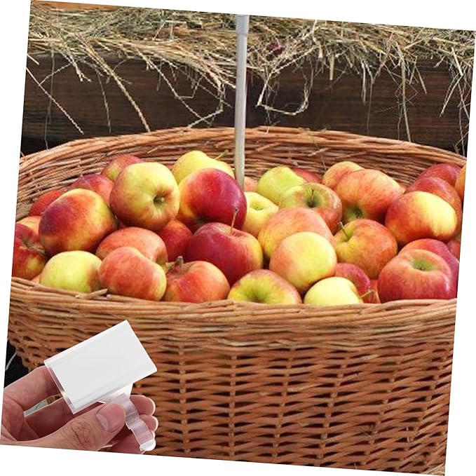 GLEAVI 40pcs Plastic Wire Rack Labels for Pricing Holders for Baskets and Shelves Easy to Attach and Price
