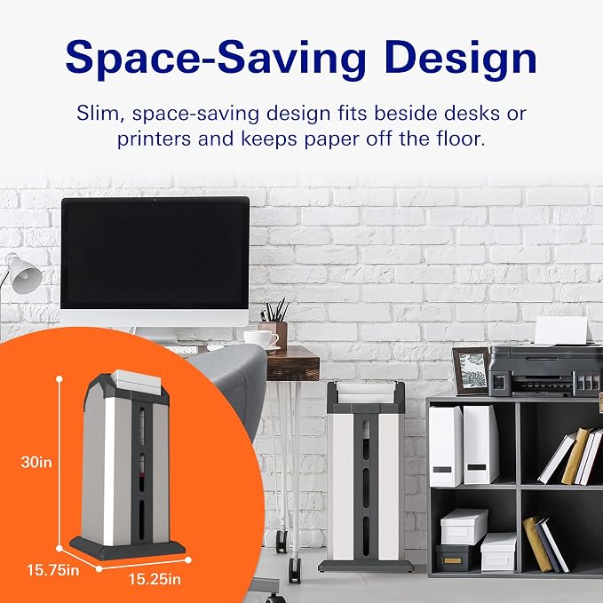 Find It Paper Ream Dispenser - 16 x 30.5 x 15.5 Inch - Copy Paper Storage Rack Holder and Organizer - Storage for Office and Studio - School Supplies - Gray