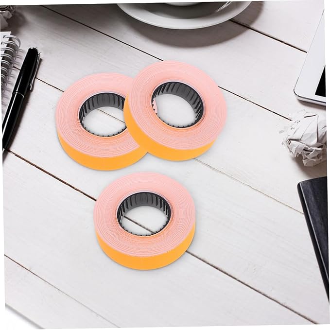 Housoutil 10rolls Pricemarker Labeler Roll for Sticker Paper Retail Price Tags Easy Application for Supermarkets Factories