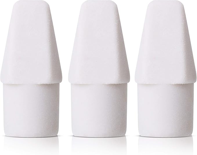 Mr. Pen- White Pencil Top Erasers, 120 pcs, Eraser Caps for Pencils, White Pencil Head Erasers for Pencils Tops