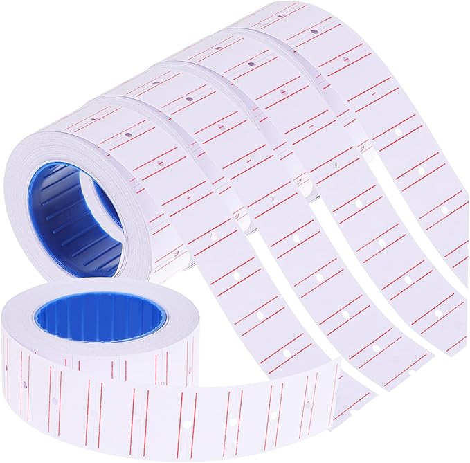 10rolls Self-Adhesive Paper Price Labels Small Price Tags for Retail Stores