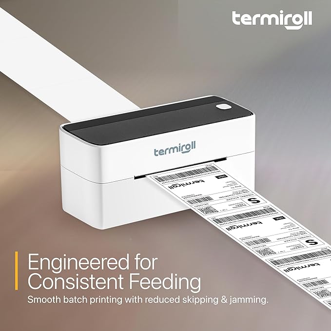 4x6 Thermal Labels, Shipping Stickers 130 Labels/Fanfold Perforated, Compatible with Rollo, Zebra, iDPRT, Munbyn & More Direct Thermal Printers, Strong Adhesive for Small & Medium Business