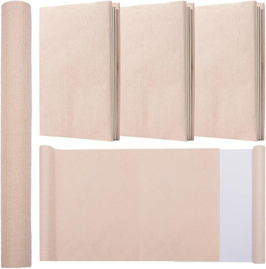 CRASPIRE 51 x 11.8 Linen Book Cloth Nude Pink for Book Binding A4-A8 Fabric Surface Paper Backed Bookcover Album Scrapbooking Archival DIY Covering Protector Bookcloth Bookbinding Supplies