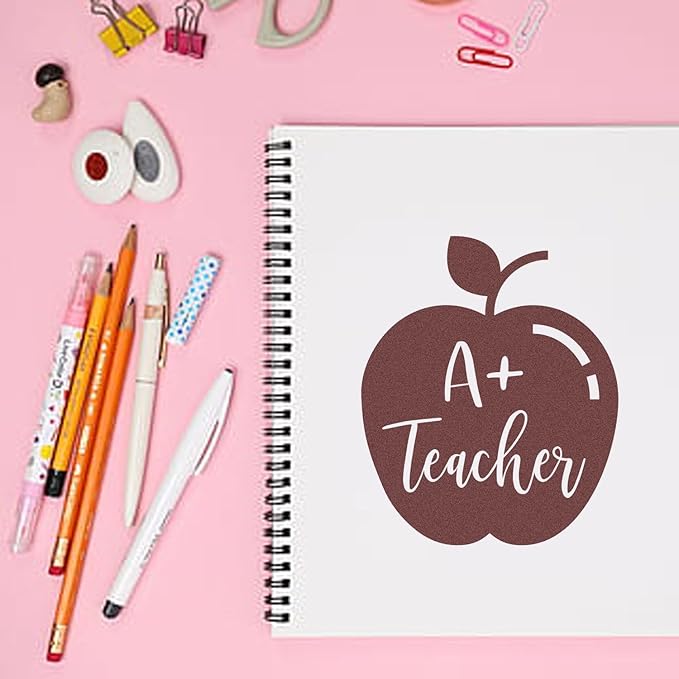 Pre-Ink Rubber Stamp for Teachers, Craft Stamp with Pre-Inked A+ Design, 1-5/8" Square, Elementary School Teachers, Educational & Classroom Craft Supplies, Durable & Easy to Use