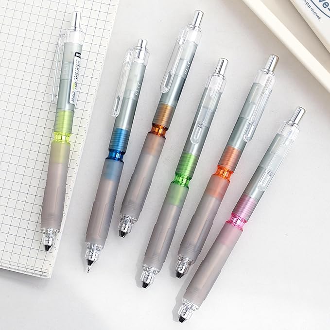 DUNBONG 0.5mm Fine Point, Black ink gel pens, Retractable Gel Pens, Quick Drying, Writing, Box of 6 Pens
