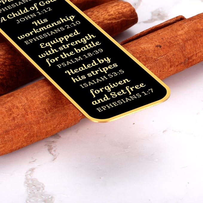 Baptism Gifts for Men & Boys - Bible Bookmark Man of God Gifts for Men, Inspirational Lion Bible Verse Bookmark Christian Catholic GIF t for Mens Confirmation GIF T for Boys Adults Faith Based Giftt