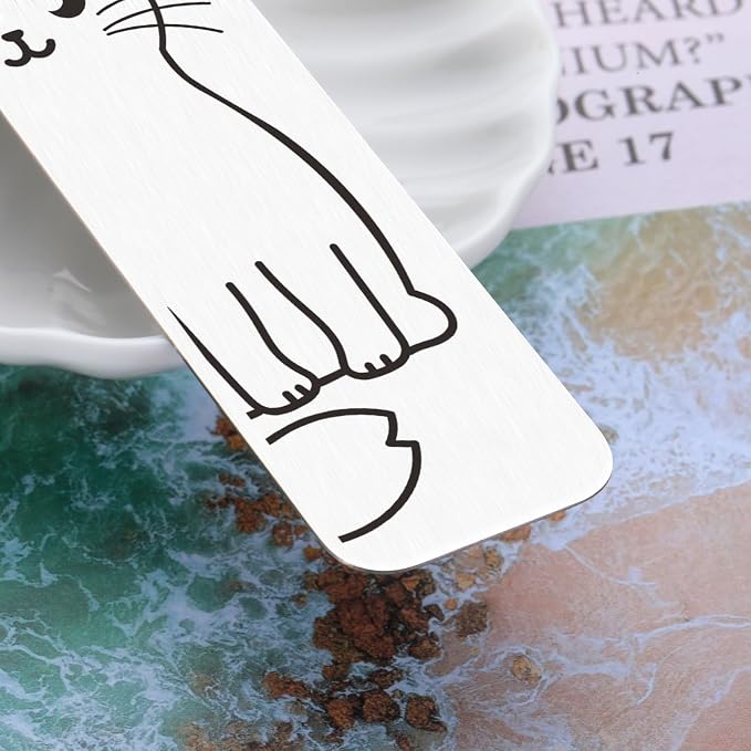 Cat Book Marks, Cat Lover Gifts for Women Men, Fathers Day CAT Dad Gifts Cute CAT Bookmarks for Girls 10-12 Cats Gift for Girls Boys Friends Book Lovers Bookish Gift Book Marks for Reading Women Nerds