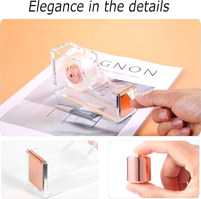 Gawsey Pink Desk Organizers and Accessories with Desk Organizer 360° Rotating Pen Holder and Office Supplies, Cute Stationery Supplies Set