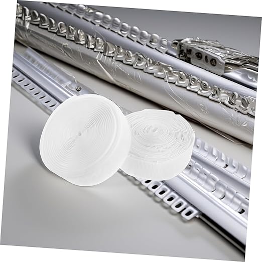 1roll Double-Sided Self-Adhesive Hook and Tape for Curtains and Doors Fastener Strips for Organization Strong Hold for Versatile Applications
