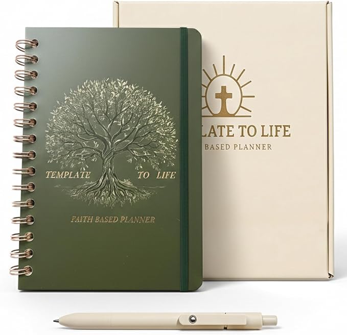Faith-Based Daily Planner For School College: Organize Your Life with Monthly Devotional Healthy Habit Trackers and Goal Setting Tools
