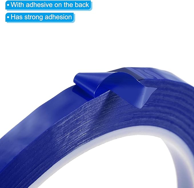 PATIKIL 1/4" Whiteboard Tape, 6 Pack Thin Dry Erase Tape for Graphic Chart Marking DIY Art, Blue
