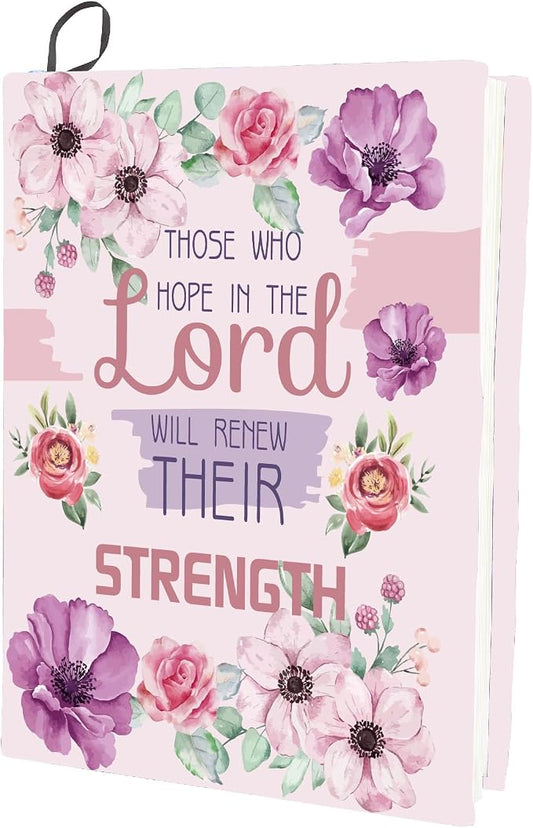 CRASPIRE Flower Stretchable Book Cover Butterfly Words Washable Reusable Large Nylon Book Protector Elastic Notebook Wraps Suitable for Hardcover Books Classroom Students