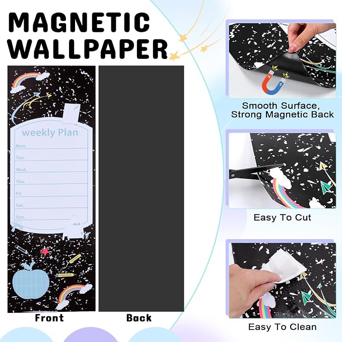 16 Pcs Locker Accessories Kit, School Locker Organizer Set with Shelf, Magnetic Mirror, Pen Holder, Whiteboard Marker, Plush Rug and Wall Decals (Blue)