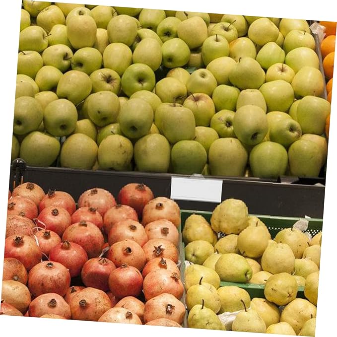 20pcs Plastic Wire Shelf Label Holders for Supermarket Convenience Stores Easy Install Wire Tags Retail Display