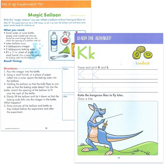 Bulk Teacher Created Materials Pre-K, Kindergarten, Workbooks 13 Pack - Learning Study Bulk Activity Bundle with 13 Educational Workbooks | Teacher Created Materials Classroom Supplies