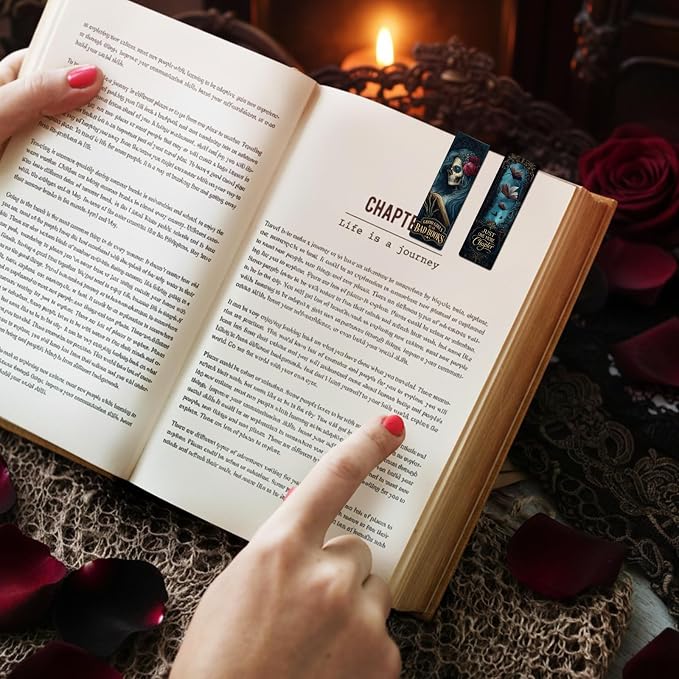 Dark Romance Magnetic Bookmarks - 30 PCs Funny Book Marks Merch Magnets Bulk Personalized Page Markers for Reading Women Adults Gothic Lovers Readers Bookish Accessories Birthday Gifts