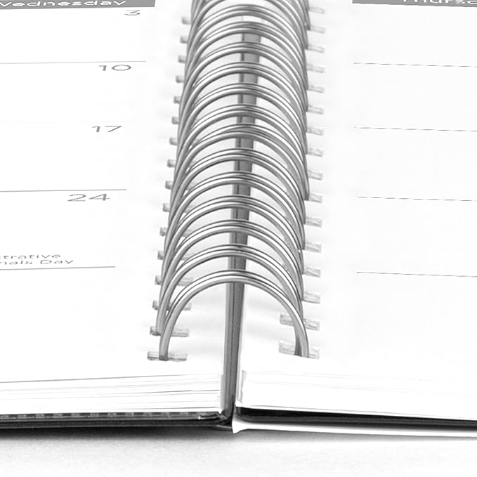 Mead 2026 Planner, Weekly & Monthly, 15-Month, 5-1/2" x 8-1/2", Small, Basic, Black (CRW4200526)
