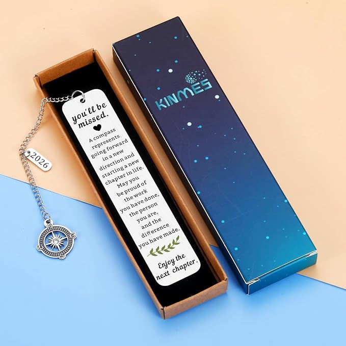2026 Retirement Teacher Summer Bookmark Gifts for Woman End of School Year Going Away Gift for Women Men Retired Teachers Friends, Coworker Leaving Farewell Goodbye Gifts for Boss Manager Employee