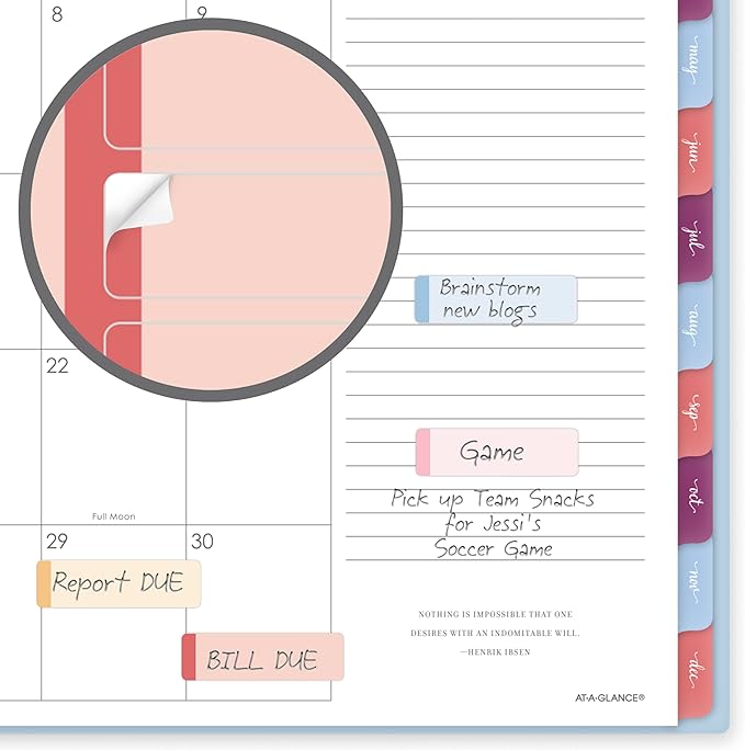 AT-A-GLANCE 2027 Planner, Weekly & Monthly, 13-Month Jan-Jan, 8.5" x 11", Harmony, Ice Blue (1099-905-38-27)
