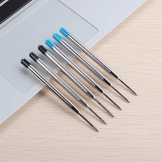 10 Pack Pen Refills Replacement Ink for Self Defense Tactical Pen (Black)