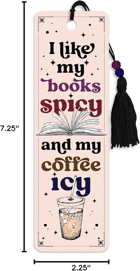 Antioch Spicy Books & Iced Coffee Stationery, 2.25 x .022 x 7.25, BM7233