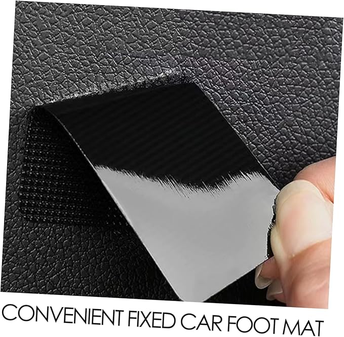 CHILDWEET 20pcs Automobile Double Sided Self-Adhesive Tape Hook and Loop Fasteners for Mats Car Tape Easy Installation