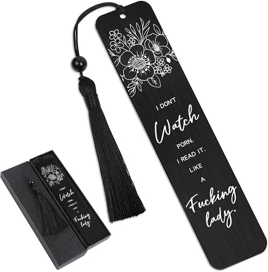 Funny Bookmark Book Lovers Gift - Dark Romance Bookmark Stainless Steel Bookmarks Birthday Gifts Women Nerd Bookish Gift Bookworm Coworker Friends Book Club Dark Romance Novel Lovers