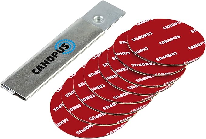 CANOPUS Circle Double Sided Adhesive Pads, Mounting Foam Tape, 5952 Roll, 8-PCs 2 in Diameter Circle Pack, with Box Cutter (1PC) and Razor Replacement (2PCs)