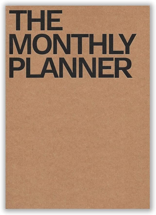 The Monthly Planner Undated (Large x 2 Pack)