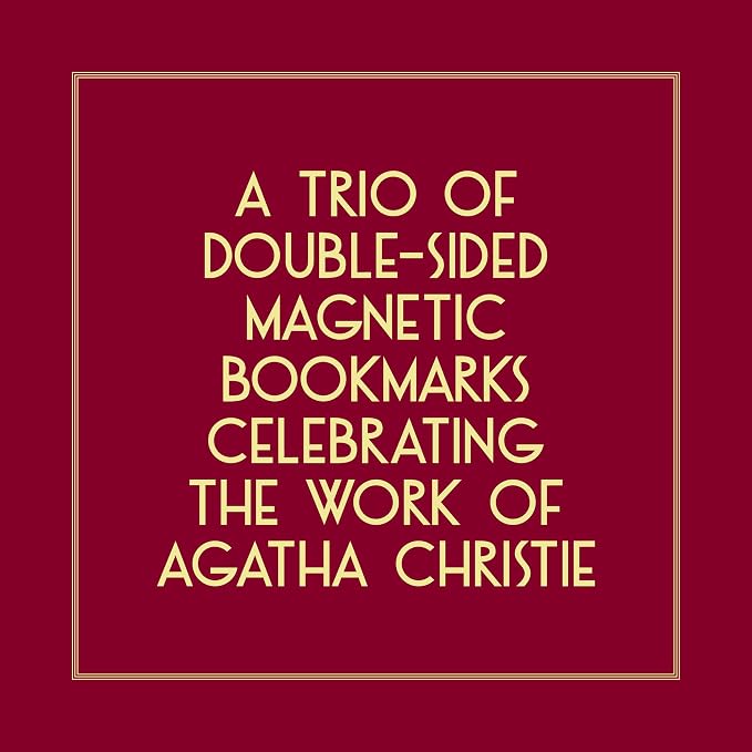 Agatha Christie Magnetic Bookmarks