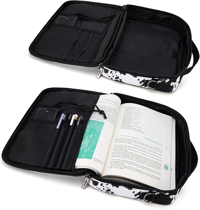 Montana West Bible Covers for Women Men with Leather Bookmark Carrying Book Case Church Bag Outdoor Bible Protective