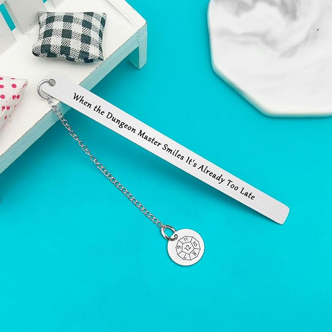 Gift for Dungeon Master When The Dungeon Master Smiles It's Already Too Late Bookmark DND Gift RPG Gamer Gift DND Player Gift Dungeon Master Fans Gift