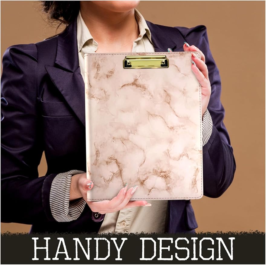 Business Padfolio, Leather Material Modern Padfolio, Business Portfolio Organizer with a Lined Notebook Included.