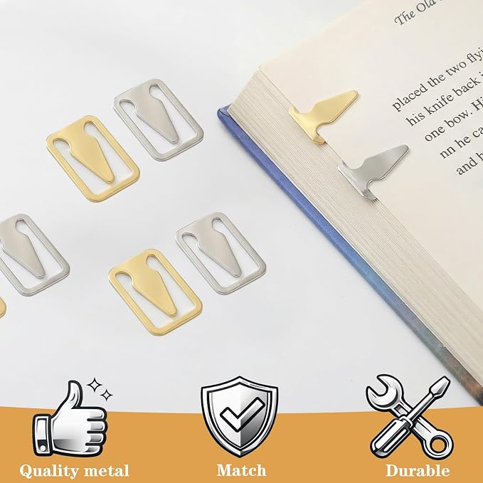 100 Pcs Page Book Darts Bookmarks,Page Nibs Bookmarks,Mini Thin Pages Nibs,for Reading Teachers Students Book Lovers Men, 2 Colors