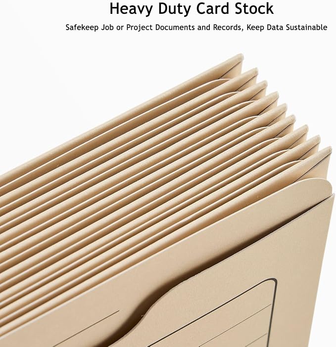 Job Folders Manila File Jackets, Heavy Duty, Preprinted, 50 Folders