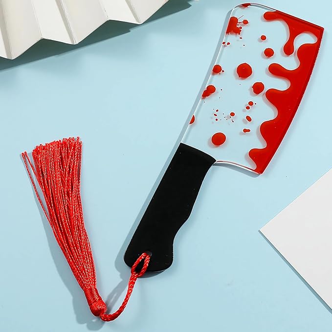Funny Horror Gifts for Book Lovers, Bookmarks for Book Lovers, Book Gifts for Readers Women Men