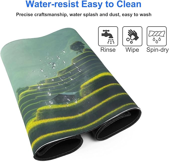 Cute Dog Mouse Pad，Corgi Puppy Pets Gaming Keyboard Mat，Laptop Computer Protector with Non-Slip Rubber Base，Large Extended MousePads Gifts for Desk Office Home，Deskmat Decor 31.5" x 11.8"